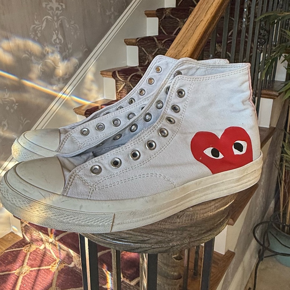 Comme PLAY x Converse Chuck 70 men’s size 10. Preowned good condition. - Picture 2 of 10